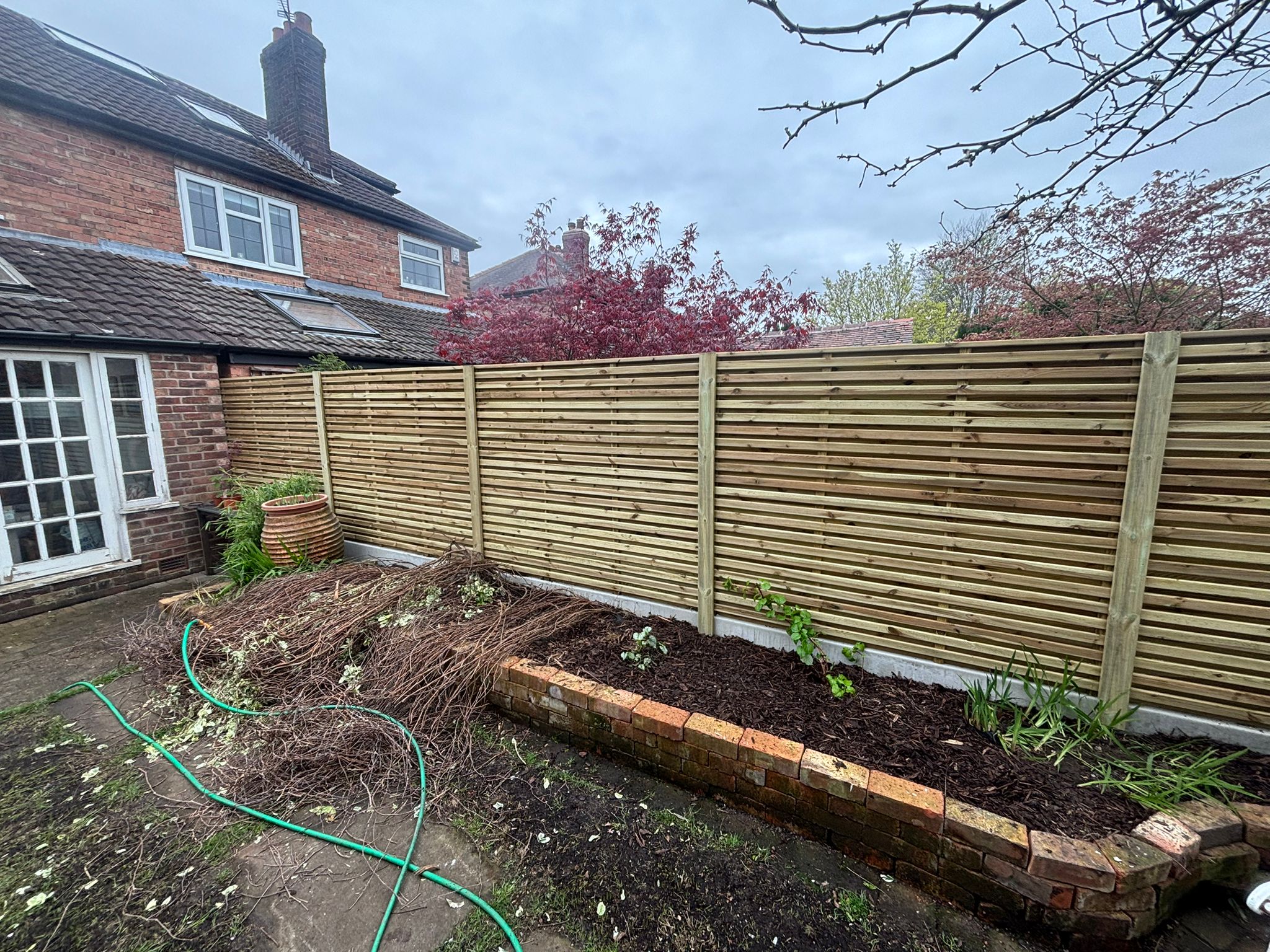 Quality garden fencing installation